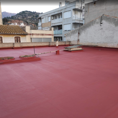 Superficie impermeabilizada con recubrimiento profesional, Álvarez Pintores Castellón