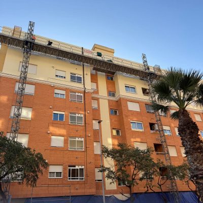 Renovación completa de fachada e impermeabilización castellon